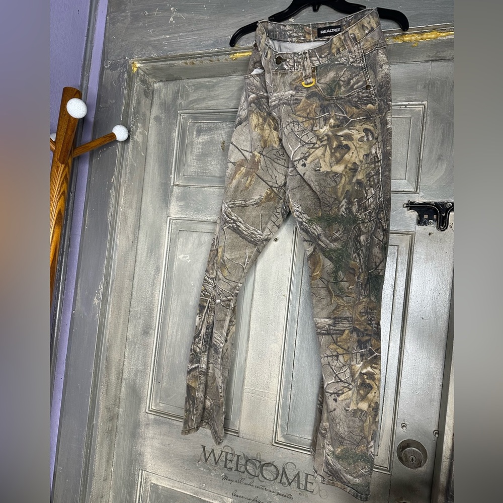 Real tree denim camo jeans
